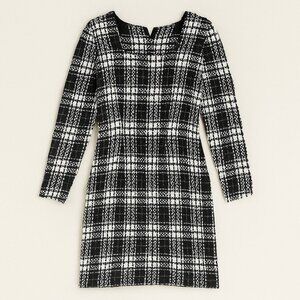 My Michelle Plaid Long Sleeve Mini Dress